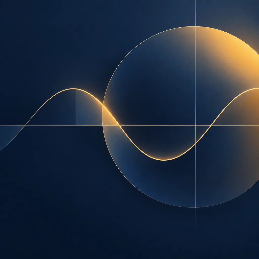Decorative abstract illustration for the ACT Trigonometry category