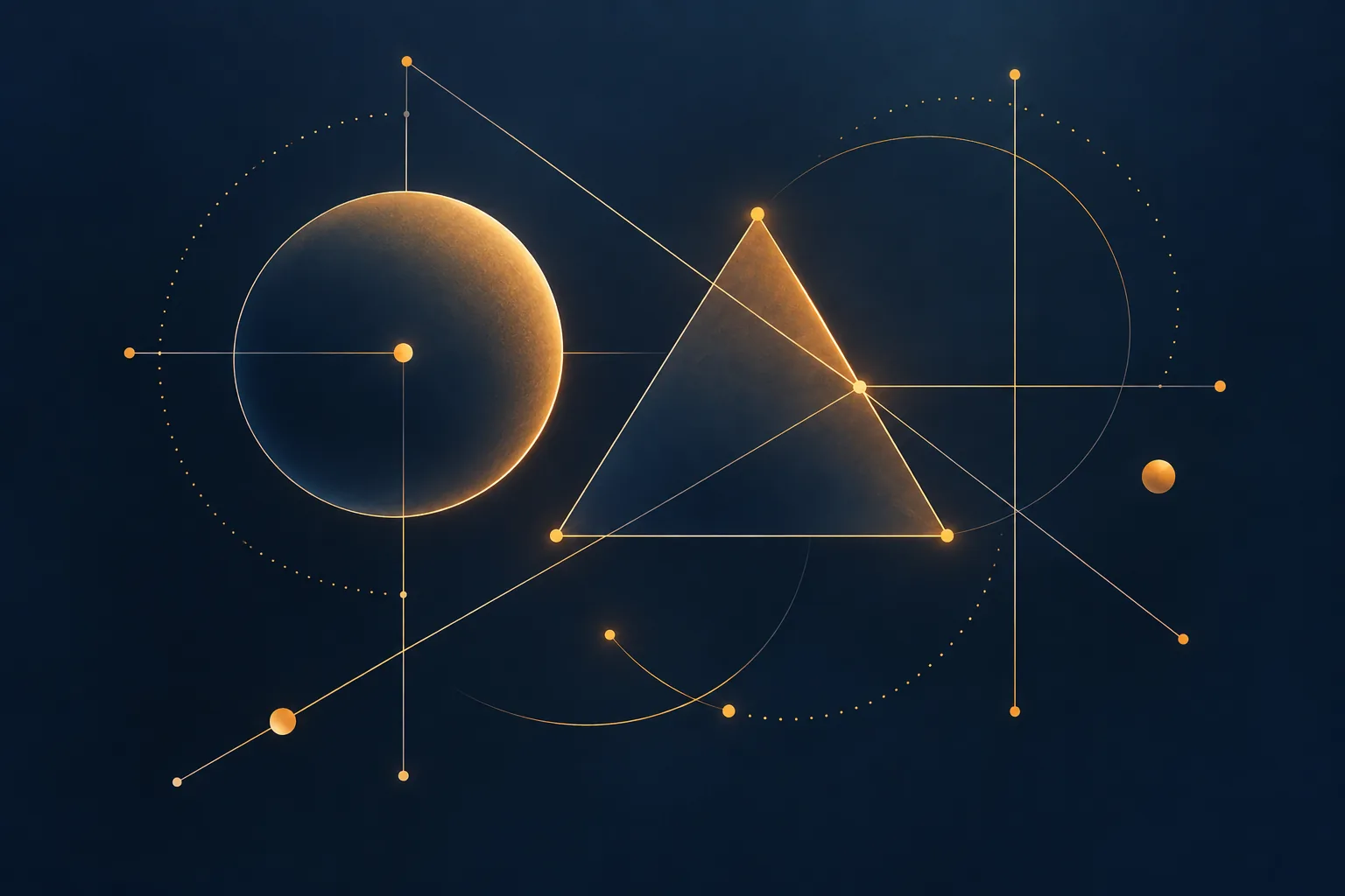 Decorative abstract illustration for the Math Glossary section